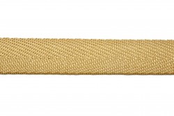 Κορδέλα φακαρόλα βαμβακερή σε χρυσό χρώμα 15mm