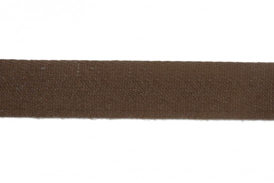 Κορδέλα φακαρόλα βαμβακερή σε καφέ χρώμα 15mm
