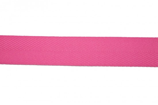 Κορδέλα φακαρόλα βαμβακερή σε ροζ χρώμα 25mm