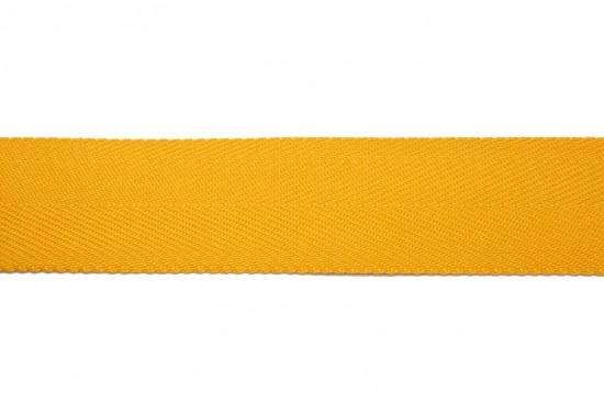 Κορδέλα φακαρόλα βαμβακερή σε κίτρινο χρώμα 30mm