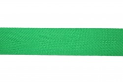 Κορδέλα φακαρόλα βαμβακερή σε πράσινο χρώμα 30mm