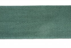 Κορδέλα φακαρόλα βαμβακερή σε πράσινο πετρόλ χρώμα 35mm
