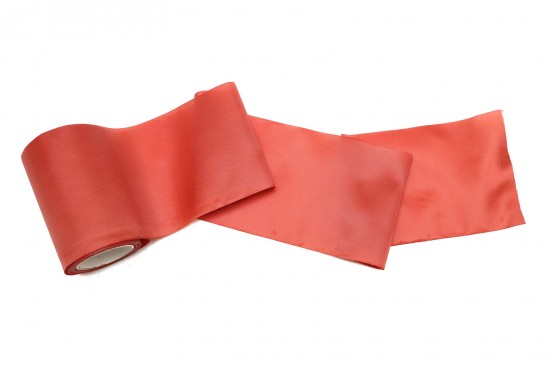 Κορδέλα φάσα για κουβέρτες σε πορτοκαλί χρώμα Lecco 100mm