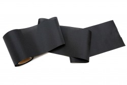 Κορδέλα φάσα για κουβέρτες σε μαύρο χρώμα Lecco 100mm