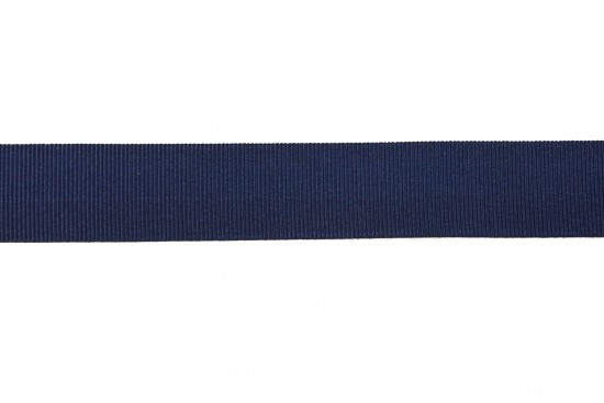 Κορδέλα γκρο Manubens σκούρο μπλε 25mm