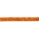 Κορδέλα βελούδινη 10mm με πορτοκαλί glitter
