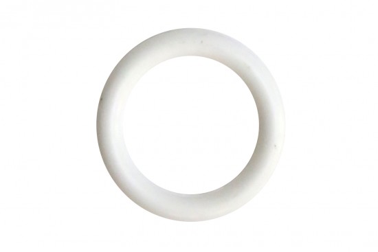 Κρικάκι πλαστικό λευκό 25mm