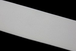 Λάστιχο πλακέ σε λευκό μπεζ χρώμα 50mm