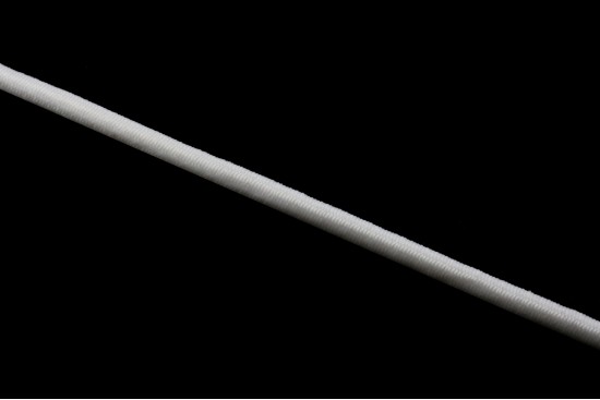 Λάστιχο στρογγυλό σε λευκό χρώμα 4mm