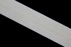 Λάστιχο πλακέ σε λευκό χρώμα 40mm