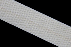 Λάστιχο πλακέ σε εκρού λευκό χρώμα 50mm