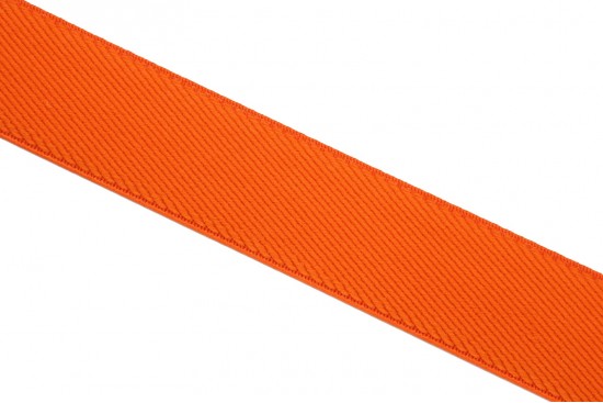 Λάστιχο πλακέ σε πορτοκαλί χρώμα 40mm