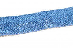 Λάστιχο τρυπιτό μπλε 65mm