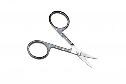 Sewing scissors metallic with decoration 95x25mm