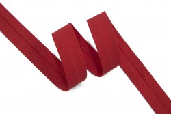 Ρέλι λοξό βαμβακερό σε κόκκινο χρώμα 20mm