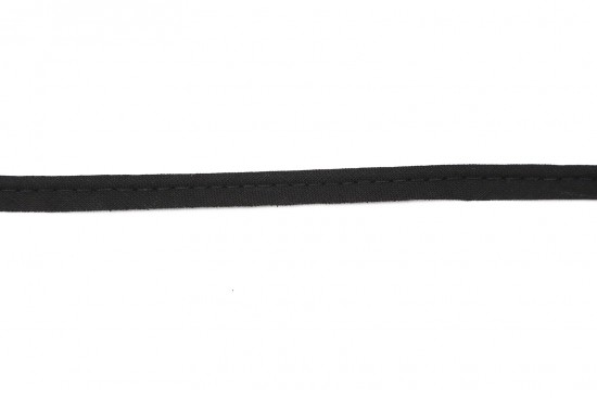 Ρέλι με πατούρα σε μαύρο χρώμα 12mm