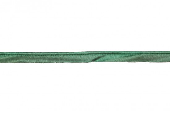 Ρέλι σατέν με πατούρα σε πράσινο χρώμα 10mm