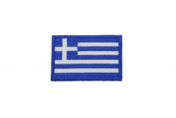 Θερμοκολλητικό μοτίφ Ελληνική σημαία 60Χ40mm