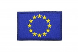 Θερμοκολλητικό μοτίφ σημαία Ευρωπαϊκή Ένωση 60Χ40mm