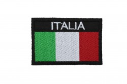 Θερμοκολλητικό μοτίφ σημαία Ιταλίας 60Χ40mm
