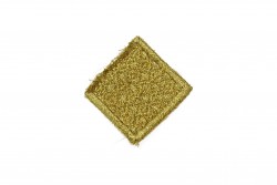 Ραφτό μοτίφ ετικέτα με χρυσή μεταλλική κλωστή 30Χ30mm