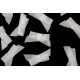 Ραφτό μοτίφ φιόγκος σε λευκό 45Χ20mm