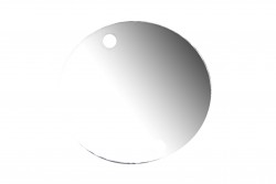 Ραφτό μοτίφ καθρέπτης κύκλος 25mm