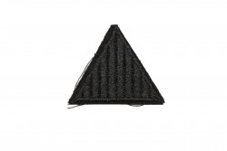 Θερμοκολλητικό μοτίφ τρίγωνο μαύρο 35X25mm
