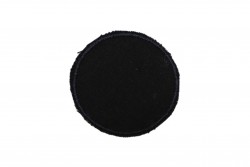 Θερμοκολλητικό μοτίφ κύκλος μαύρος 35mm