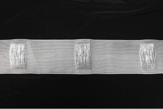 Κουρτινοθηλιά διαφανής για κουρτινόξυλο 100mm 