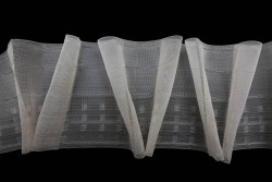 Κουρτινοθηλιά διαφανής 200mm με σχέδιο Vanity