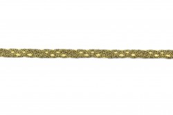 Σιρίτι σε χρυσό ανοιχτό και σκούρο μεταλλικό χρώμα 5mm