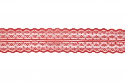 Lace in red color 45mm
