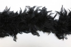 Φτερό μπόα μήκους 2m σε μαύρο χρώμα