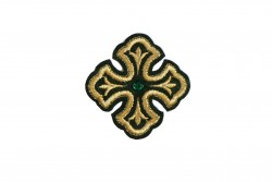 Σταυρός στρογγυλός μικρός σε πράσινο χρώμα 