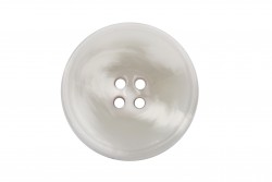 Κουμπί στρογγυλό λευκό με τέσσερις τρύπες
