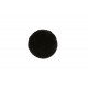 Κουμπί στογγυλό σε μαύρο χρώμα με βελούδο και ποδαράκι