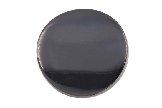 Κουμπί στρογγυλό σε σκούρο μπλε χρώμα με ποδαράκι
