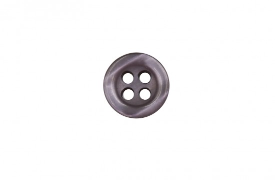 Κουμπί στρογγυλό σε ανθρακί και γκρι αποχρώσεις με τέσσερις τρύπες