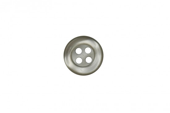 Κουμπί στρογγυλό σε γκρι αποχρώσεις με τέσσερις τρύπες