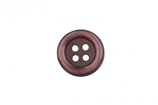 Κουμπί στρογγυλό σε μοβ αποχρώσεις με τέσσερις τρύπες
