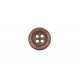 Κουμπί στρογγυλό σε καφέ αποχρώσεις με τέσσερις τρύπες