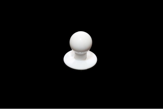 Κουμπί για σεφ σε λευκό χρώμα