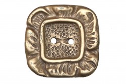 Κουμπί μόδας τετράγωνο 40mm χρυσό