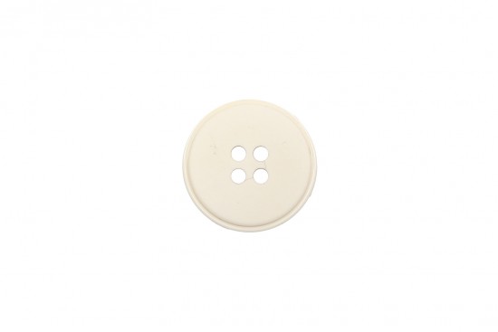 Κουμπί λευκό 20mm με 4 τρύπες