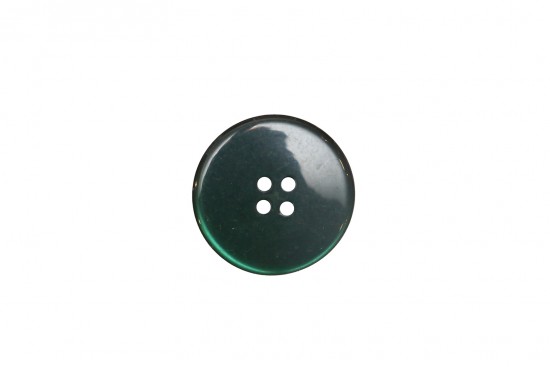 Κουμπί πράσινο με λευκά νερά 26mm με 4 τρύπες