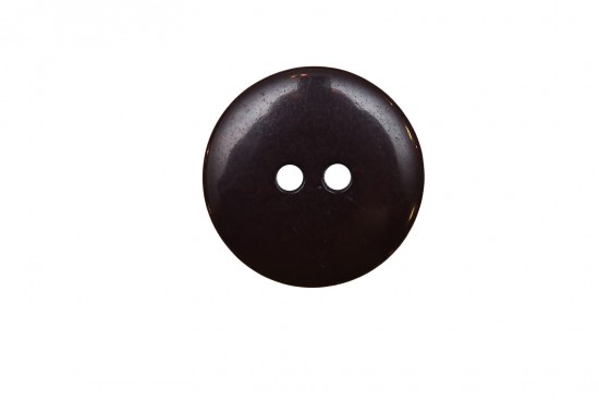 Κουμπί μαύρο 30mm με 2 τρύπες