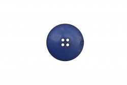 Κουμπί μπλε 26mm με 4 τρύπες