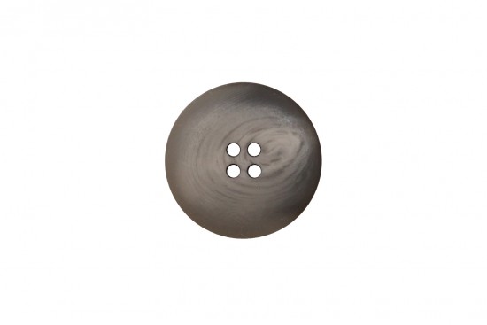Κουμπί γκρι 26mm με 4 τρύπες