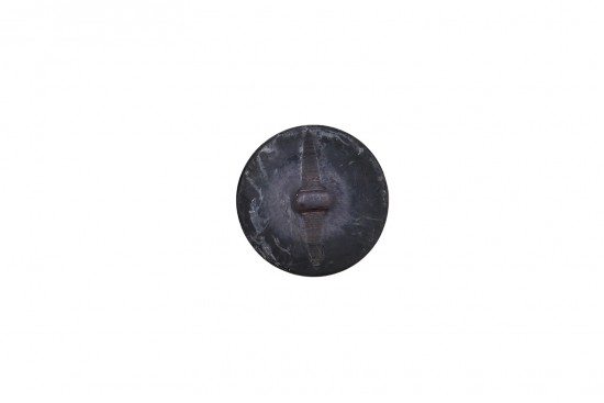 Κουμπί μαύρο 25mm με ποδαράκι